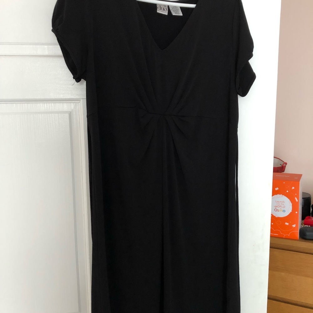 Black flattering Maternity Dress